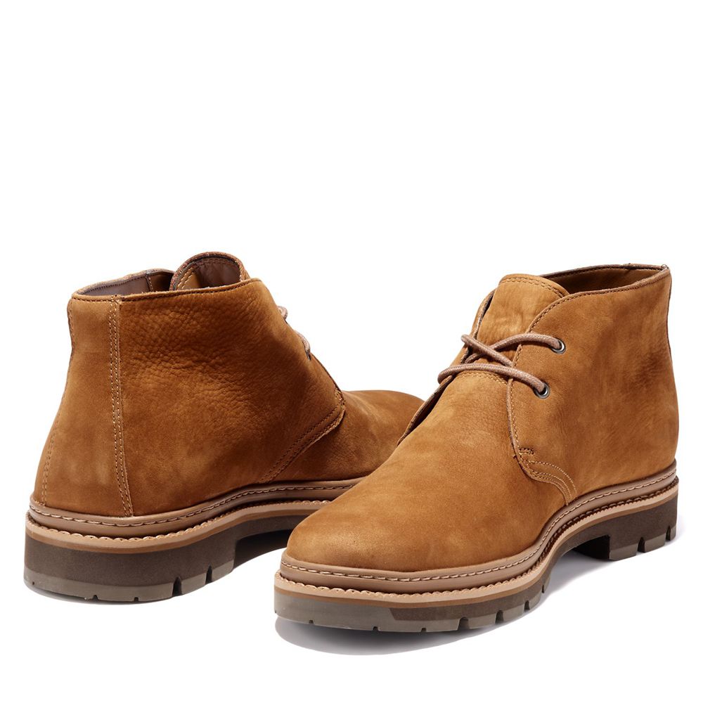 Botas de Seguridad Timberland Hombre Port Union Waterproof Marrones - Chile AKU-803261